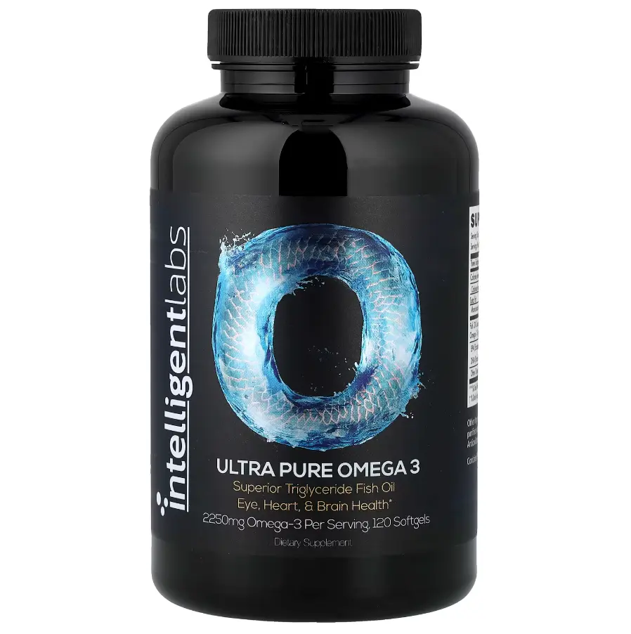 Intelligent Labs, Ultra Pure Omega 3, 120 Softgels (750 mg per Softgel)