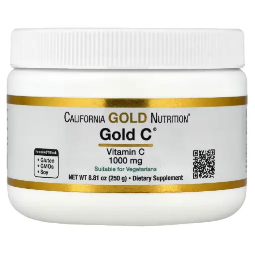 California Gold Nutrition, Gold C® Powder, USP Grade Vitamin C, 1,000 mg, 8.81 oz (250 g)