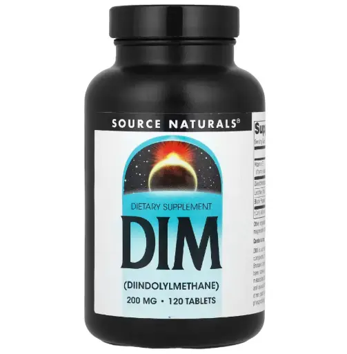 Source Naturals, DIM, 200 mg, 120 Tablets