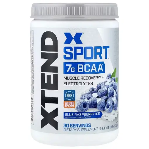 XTEND, Sport®, 7G BCAA, Blue Raspberry Ice, 12.2 oz (345 g)
